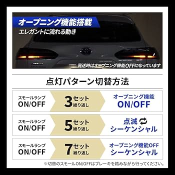 カローラクロス専用LEDテールランプ ウィンカーシーケンシャル&点滅切替 シェアスタイル カローラクロス 専用 LEDテールランプ